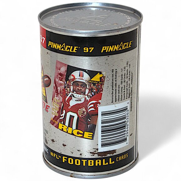 1997 Pinnacle Inside NFL Football Cards Can Featuring Jerry Rice - Picture 4 of 6